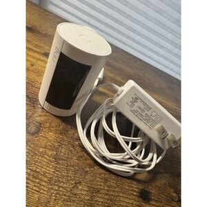 Ring Indoor Cam Compact Plug-In HD Security Camera (1st‎ Gen) White